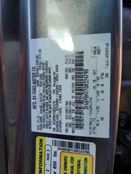 2013 FORD FUSION
