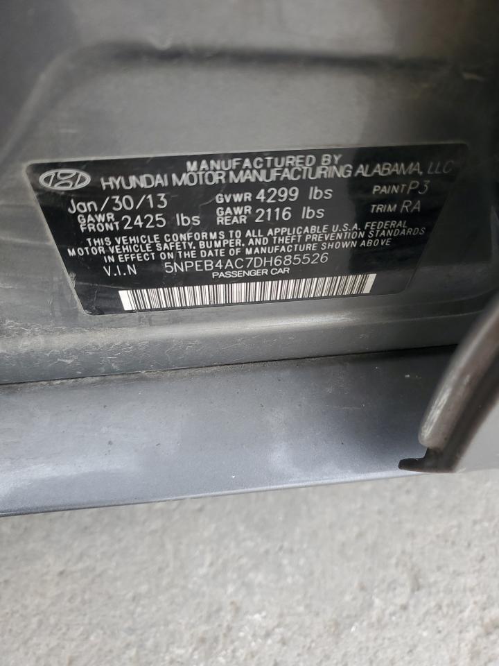 2013 HYUNDAI SONATA