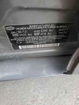 2013 HYUNDAI SONATA