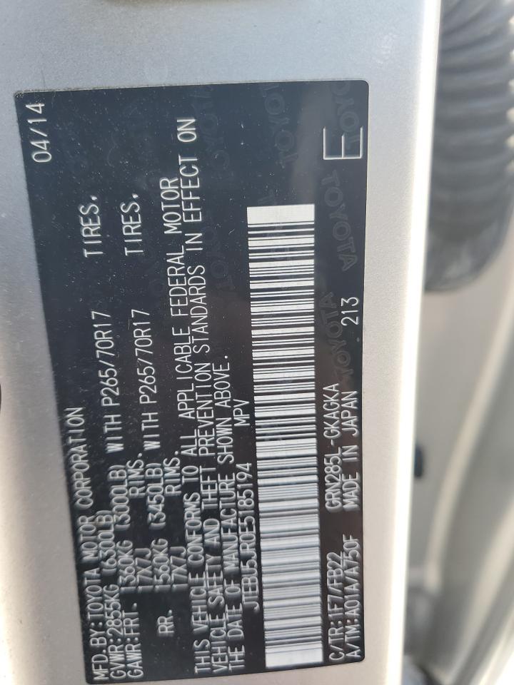 2014 TOYOTA 4Runner