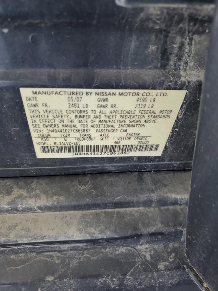 2007 NISSAN Maxima