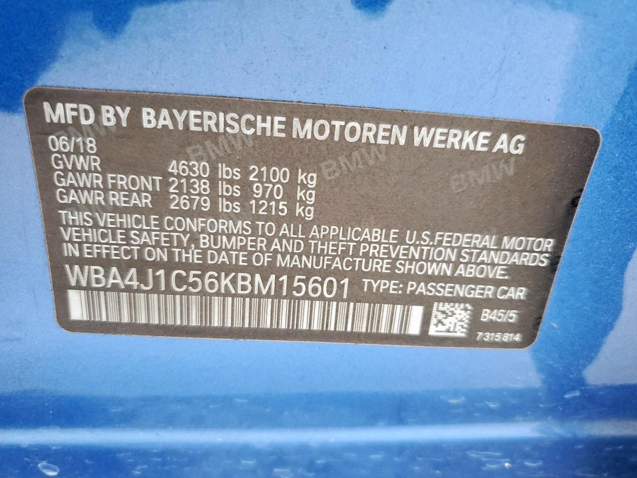 2019 BMW 4 Series