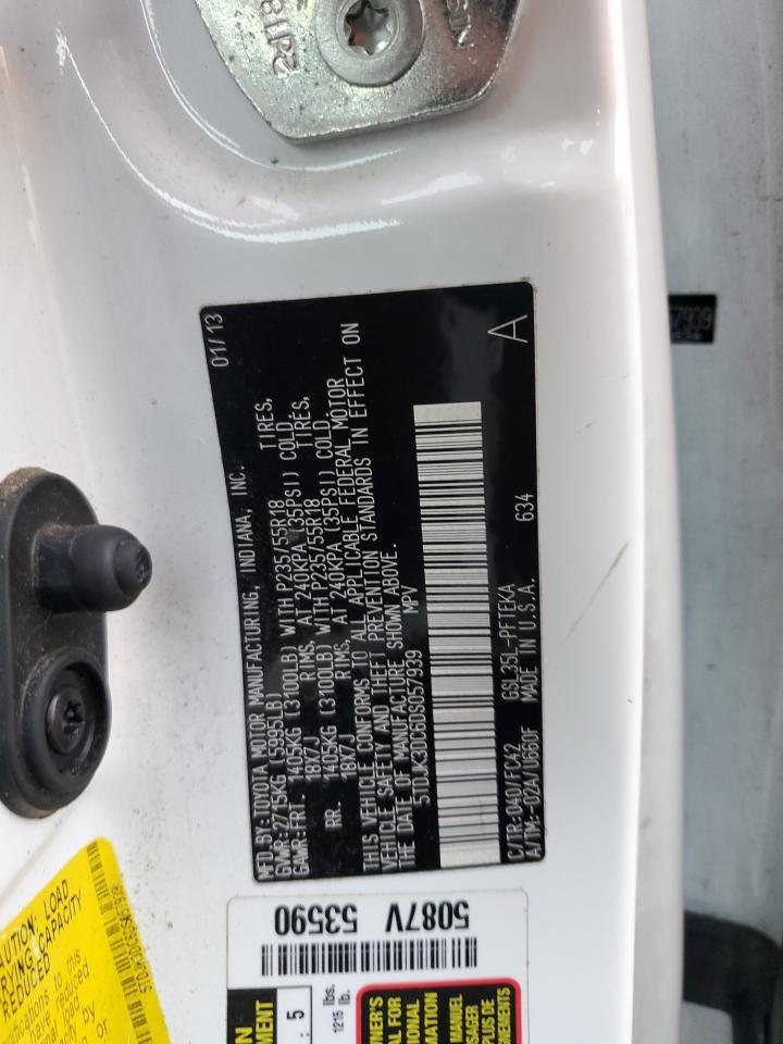 2013 TOYOTA SIENNA