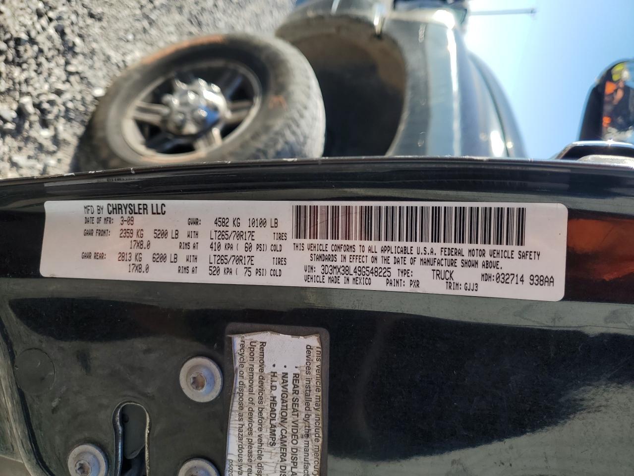 2009 DODGE Ram 3500
