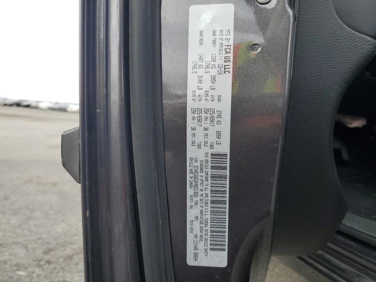 2017 DODGE GRAND CARAVAN
