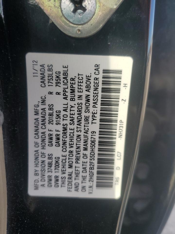 2013 HONDA CIVIC