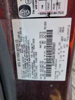 2011 FORD FUSION