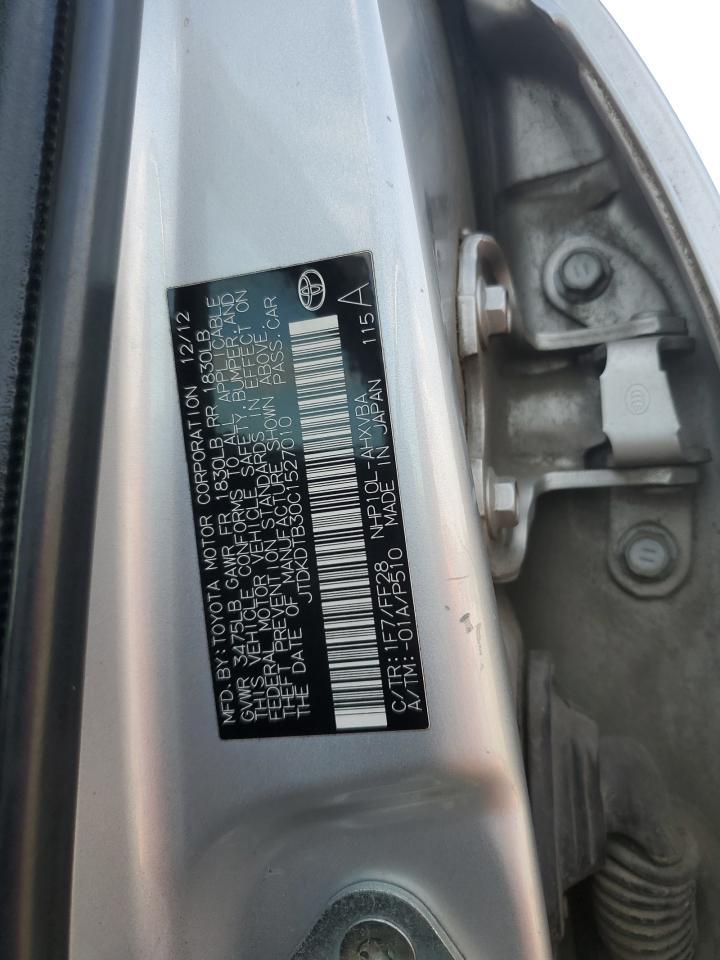 2012 TOYOTA Prius c