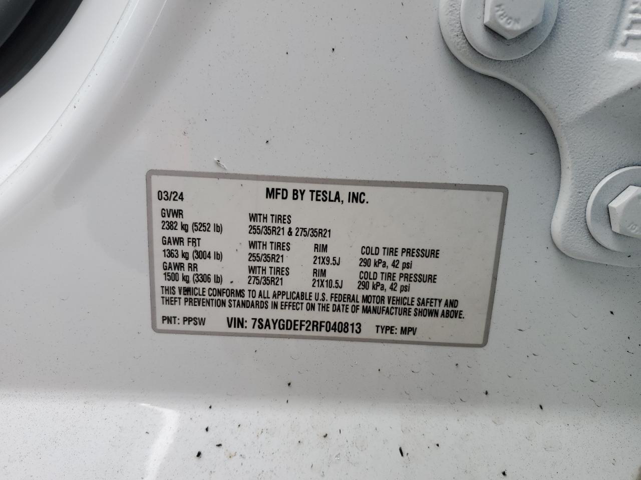 2024 TESLA MODEL Y