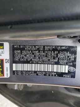 2018 TOYOTA CAMRY