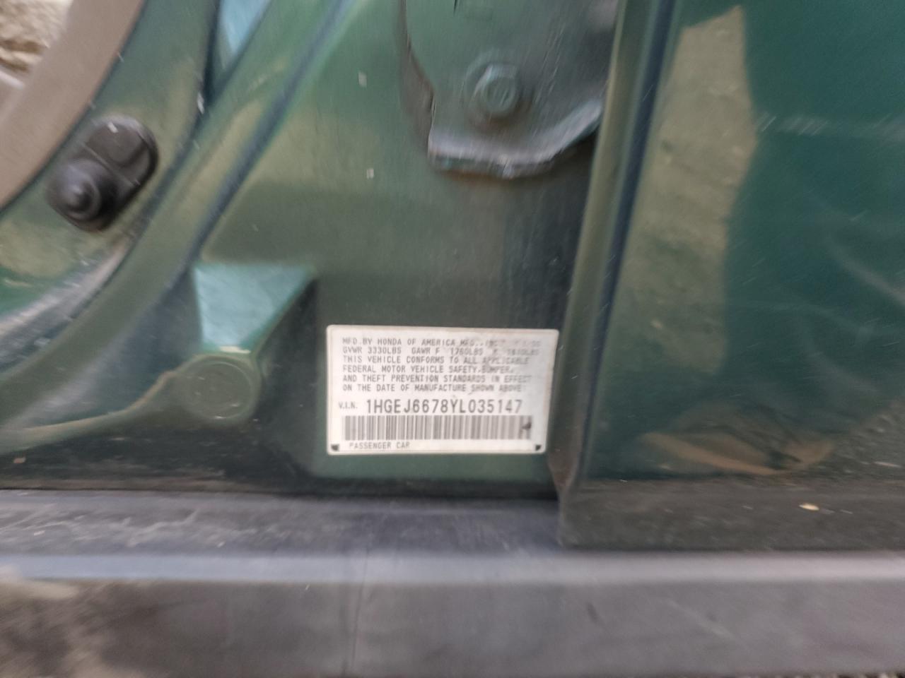 2000 HONDA CIVIC