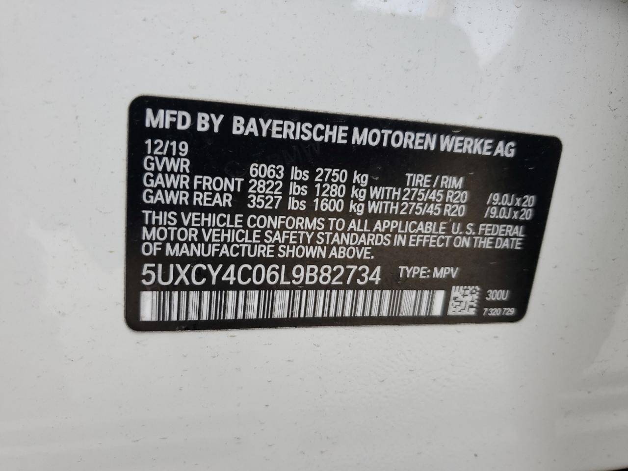 2020 BMW X6