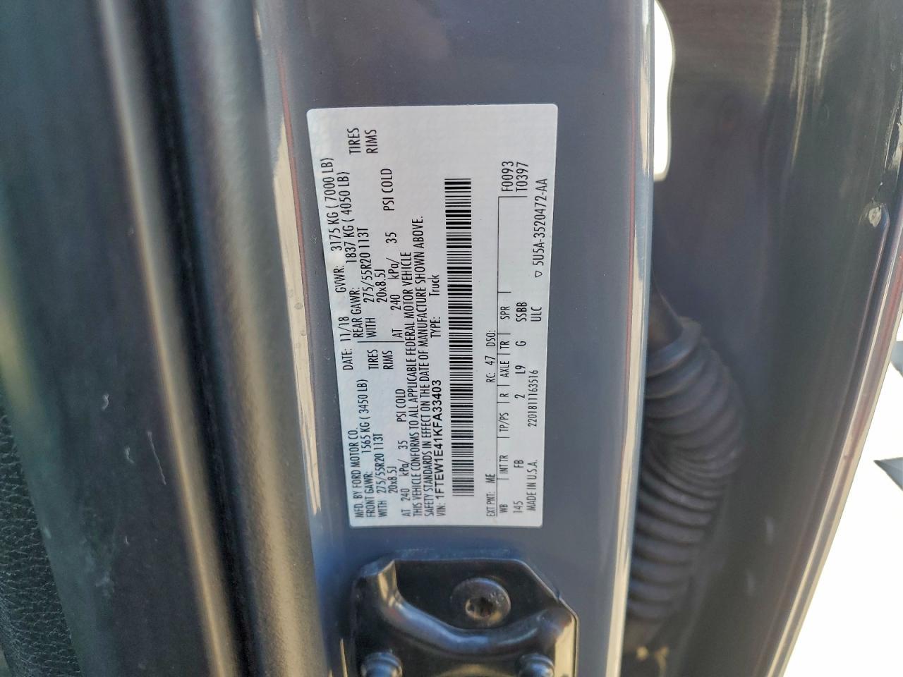 2019 FORD F-150
