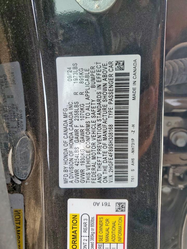 2025 HONDA CIVIC