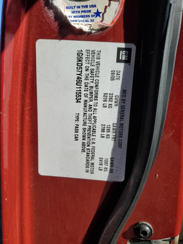 2006 CADILLAC DTS
