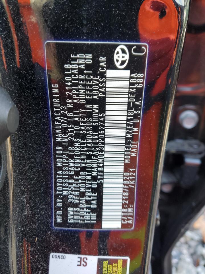 2023 TOYOTA COROLLA