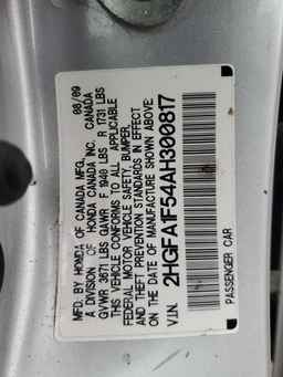 2010 HONDA CIVIC