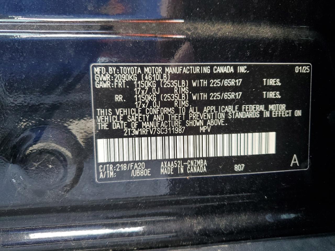 2025 TOYOTA RAV4