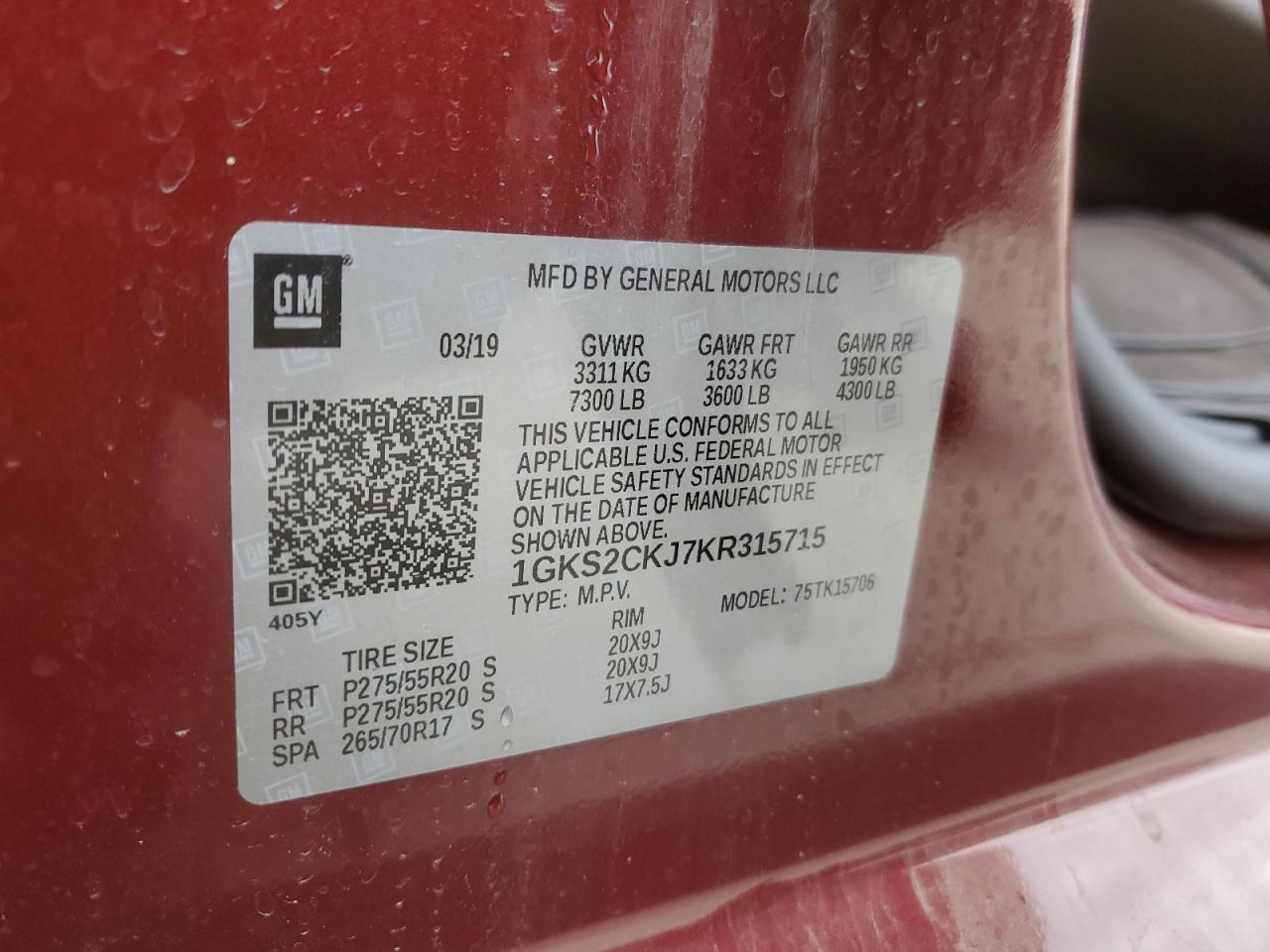 2019 GMC Yukon