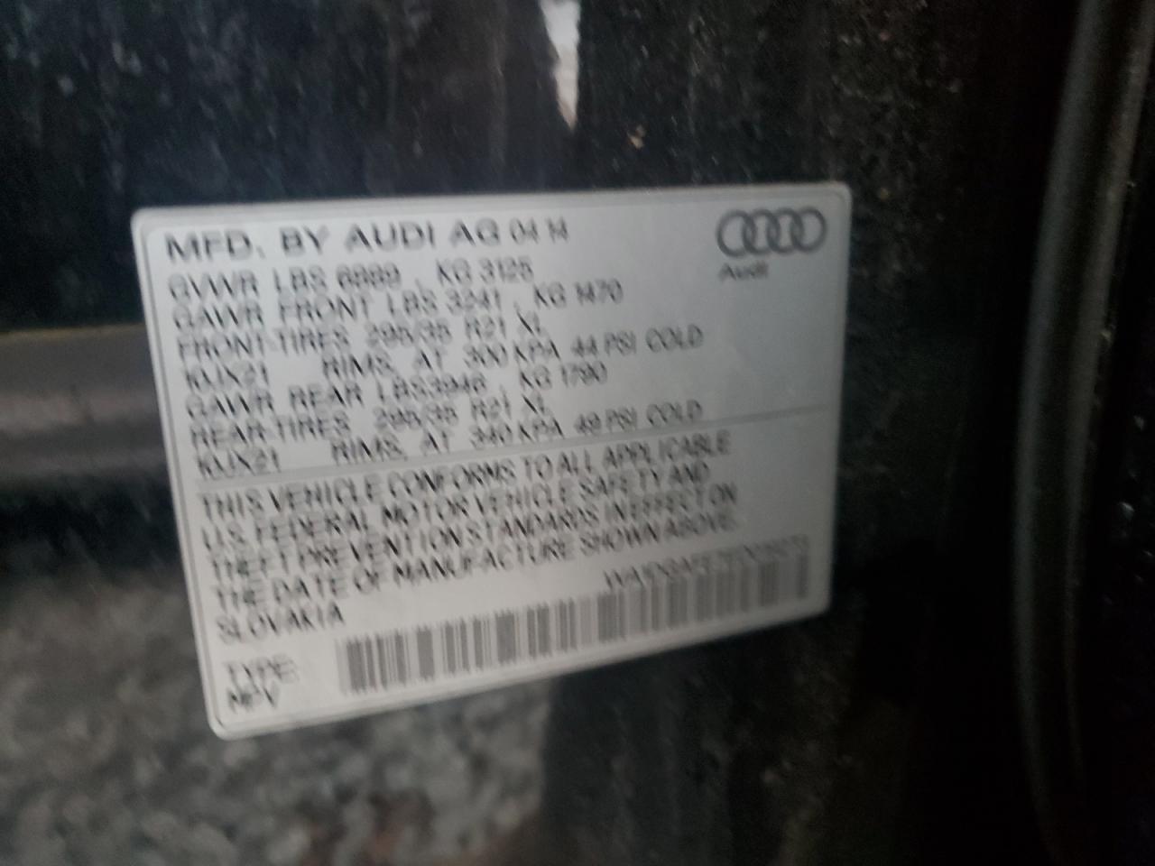 2014 AUDI Q7