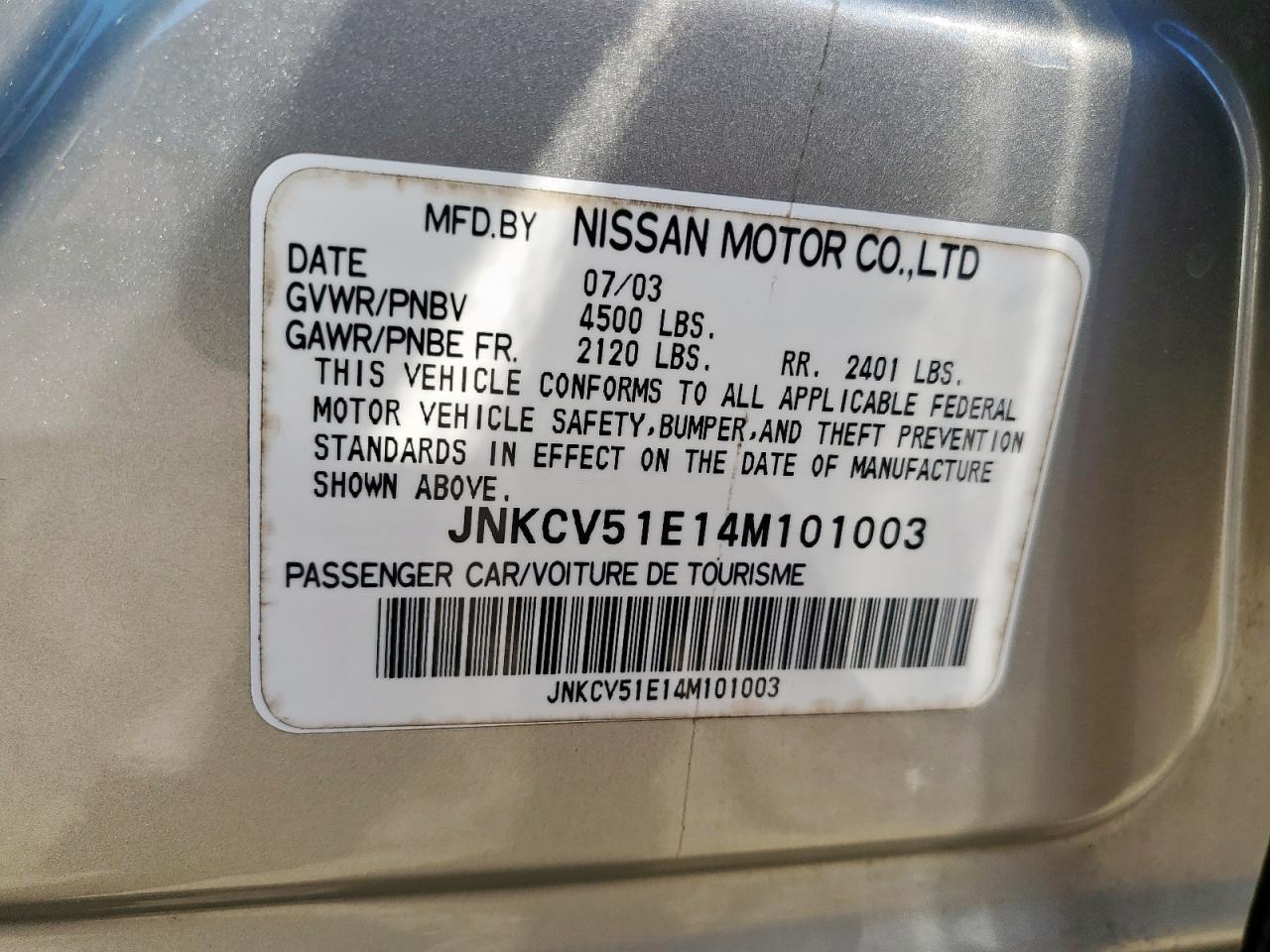 2004 INFINITI G35