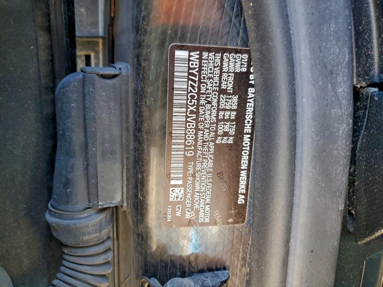 2018 BMW I3