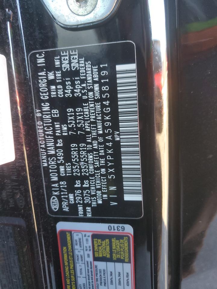 2019 KIA SORENTO