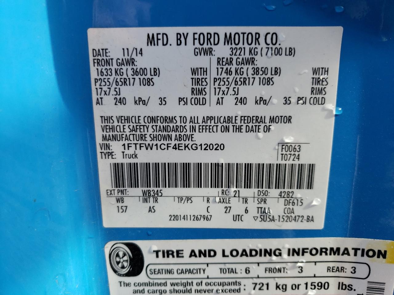 2014 FORD F-150