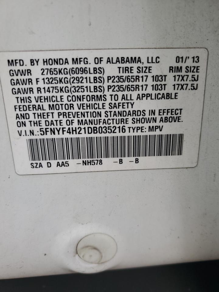 2013 HONDA PILOT