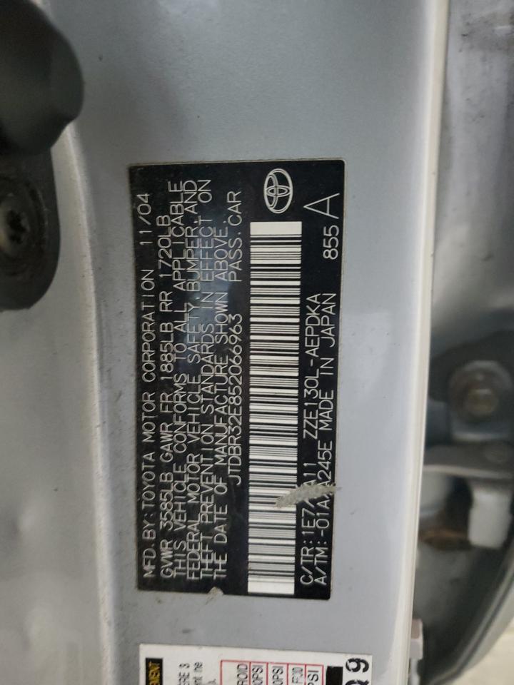 2005 TOYOTA COROLLA