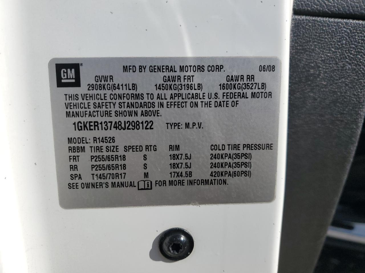 2008 GMC ACADIA