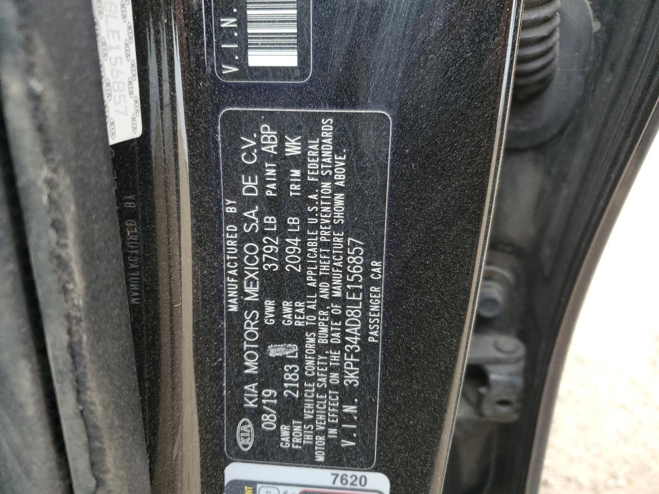 2020 KIA FORTE