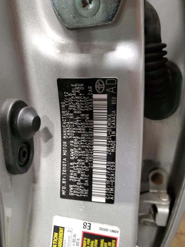 2013 TOYOTA COROLLA