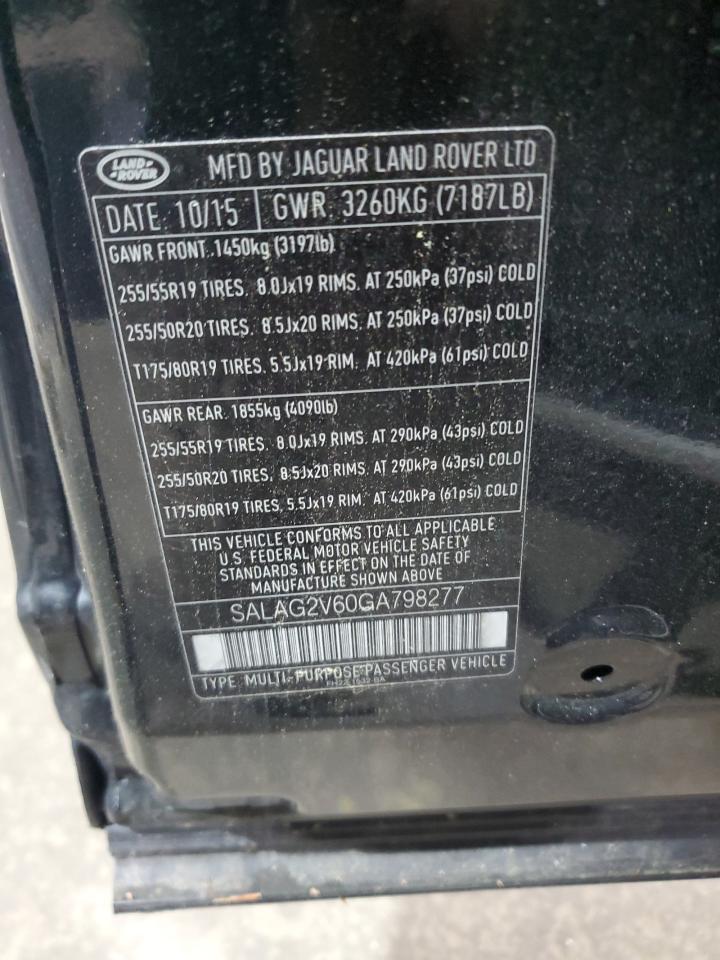 2016 LAND ROVER LR4