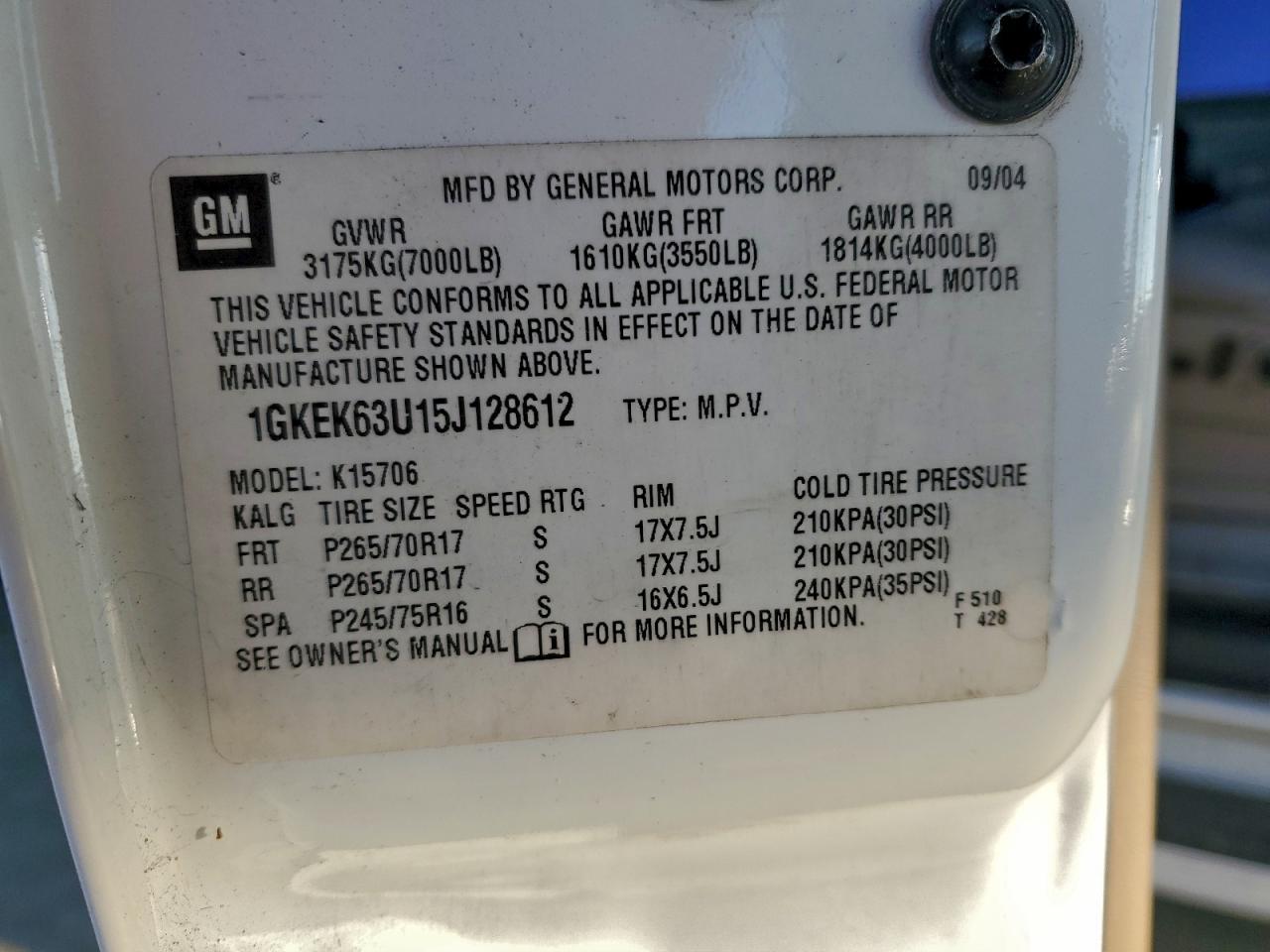 2005 GMC Yukon