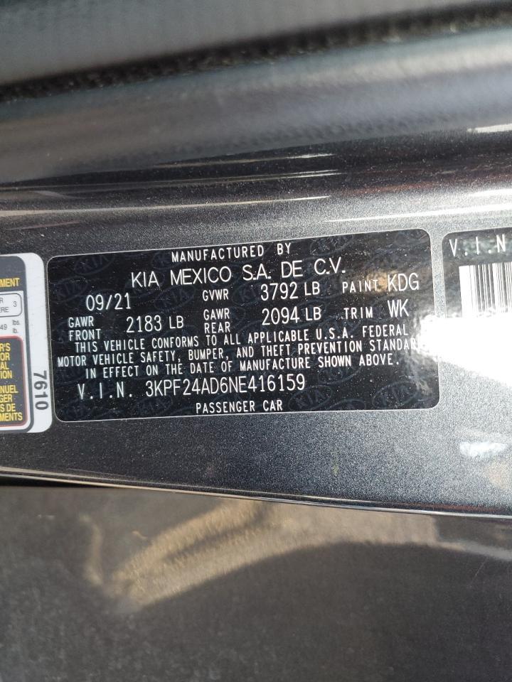 2022 KIA FORTE