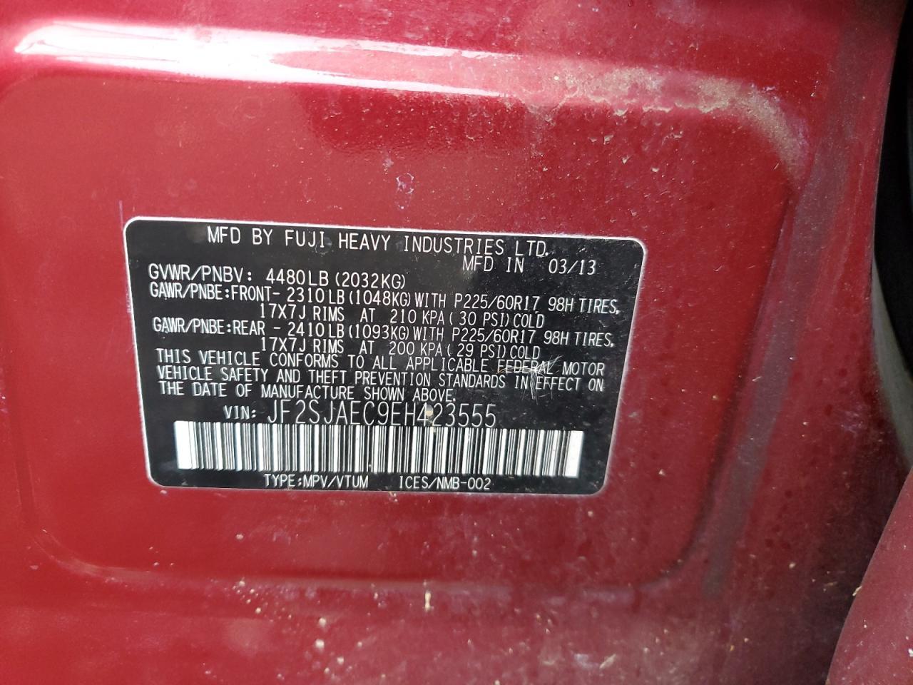 2014 SUBARU FORESTER