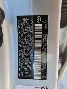 2018 TOYOTA COROLLA