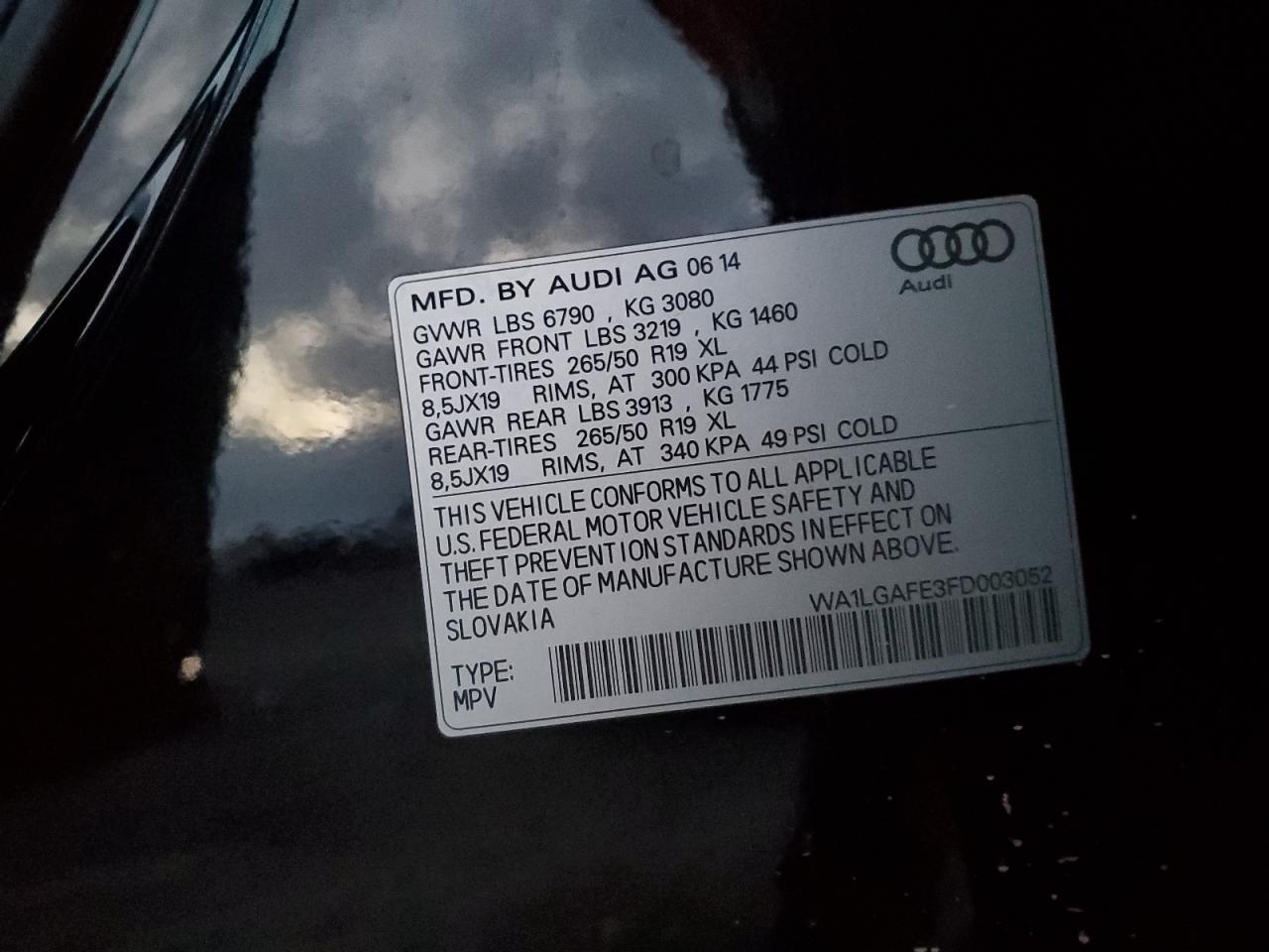 2015 AUDI Q7
