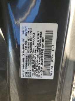 2012 HONDA ODYSSEY