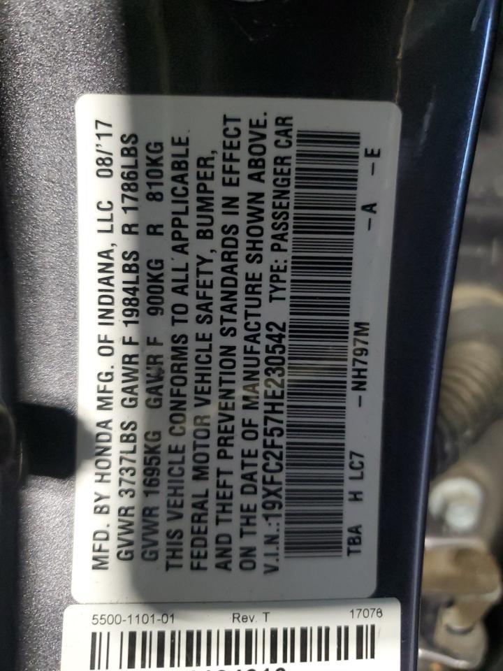 2017 HONDA CIVIC