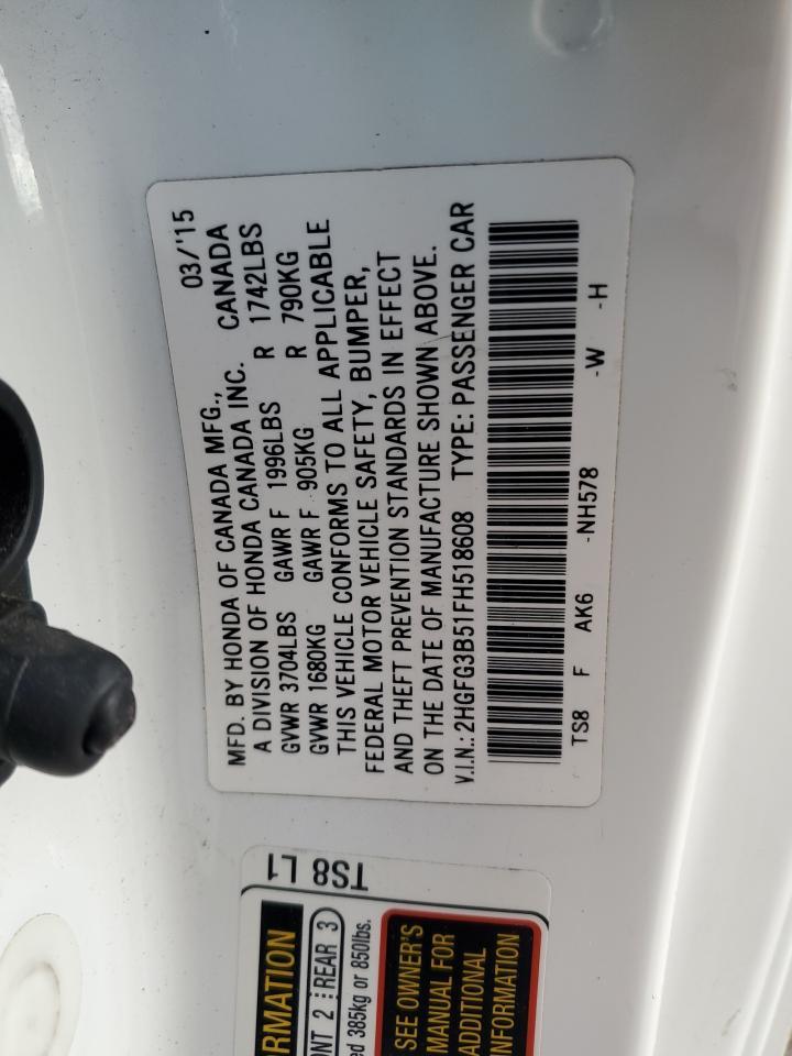 2015 HONDA CIVIC