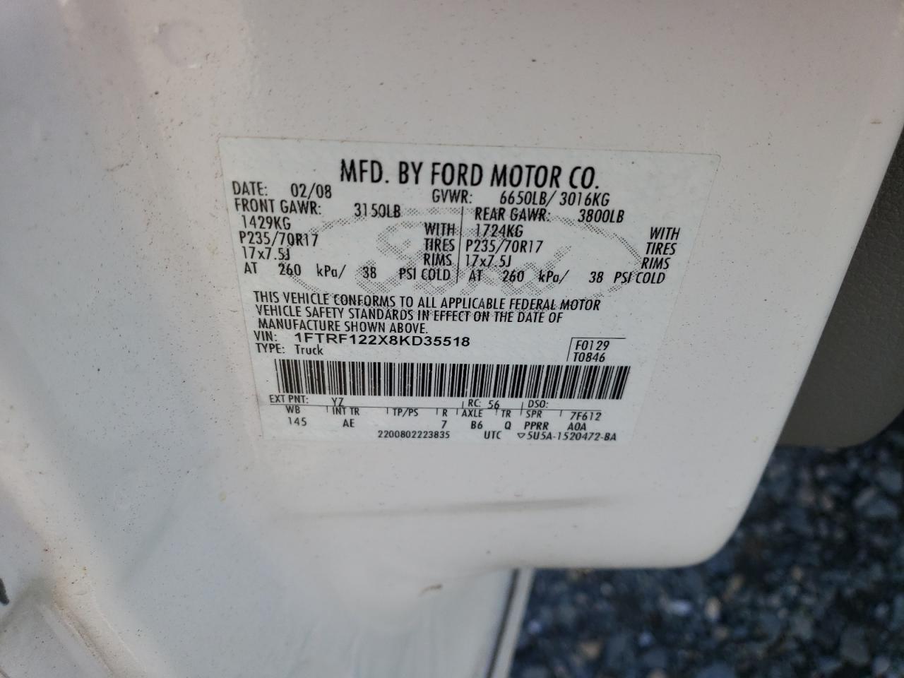 2008 FORD F-150