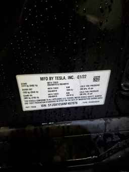 2022 TESLA MODEL S