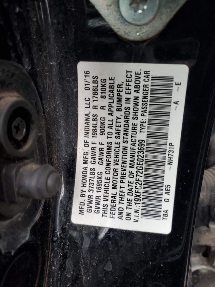 2016 HONDA CIVIC