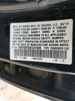 2014 HONDA CIVIC