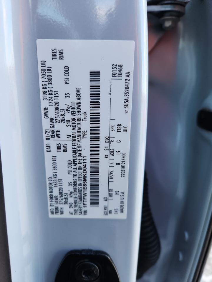2021 FORD F-150