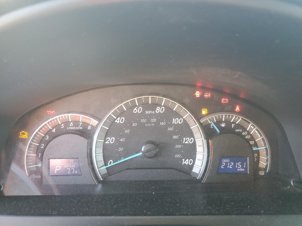 2012 TOYOTA CAMRY