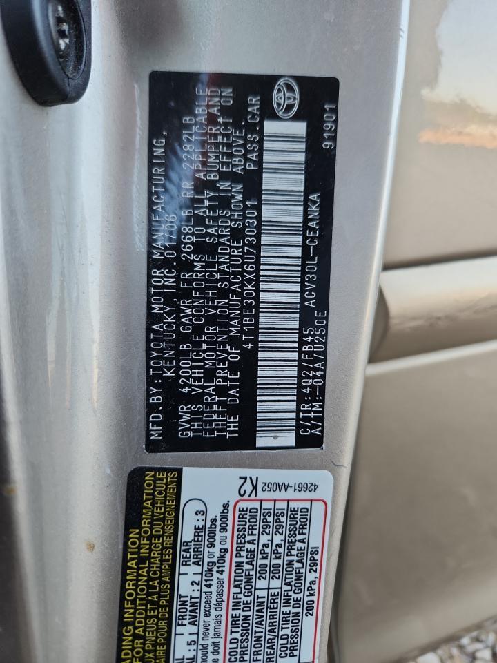2006 TOYOTA CAMRY