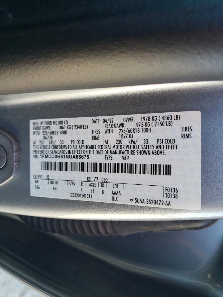 2022 FORD ESCAPE